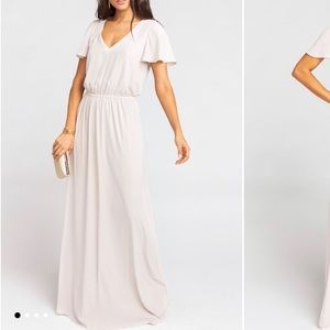 Show Me Your Mumu Michelle Flutter Maxi Dress